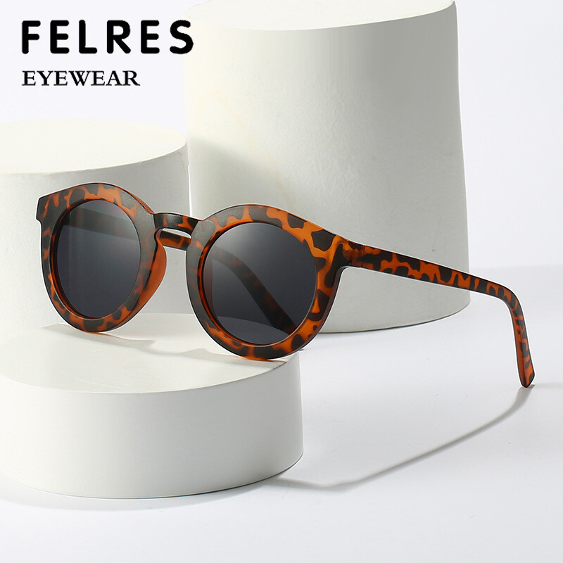 Retro Round UV400 Sunglasses for Men and Women Outdoor Driving Party Style