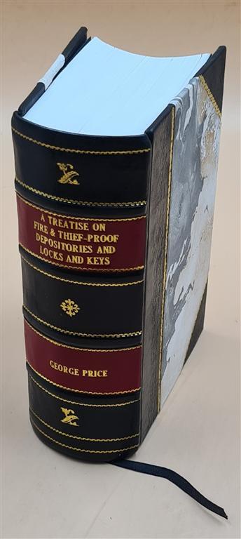 Fire & Thief-Proof Depository Locks - Leather Bound Edition