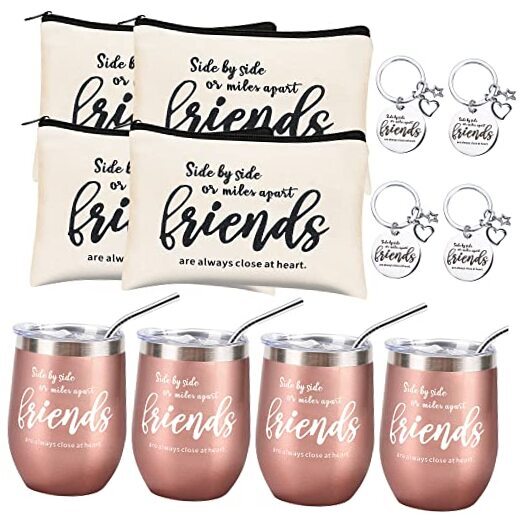 12-Piece Galentine's Day Gift Set for Friends with Rainbow Colors
