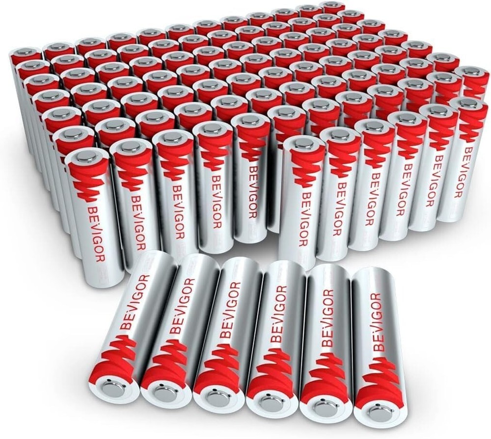 Bulk 96 Pack Lithium AA Batteries - Safely Power Devices with 3000mAh Capacity