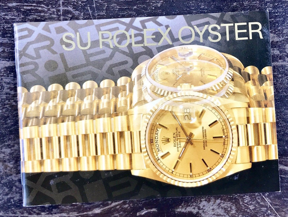 1997 Spanish Rolex Oyster Booklet Daytona Submariner GMT Explorer Catalog