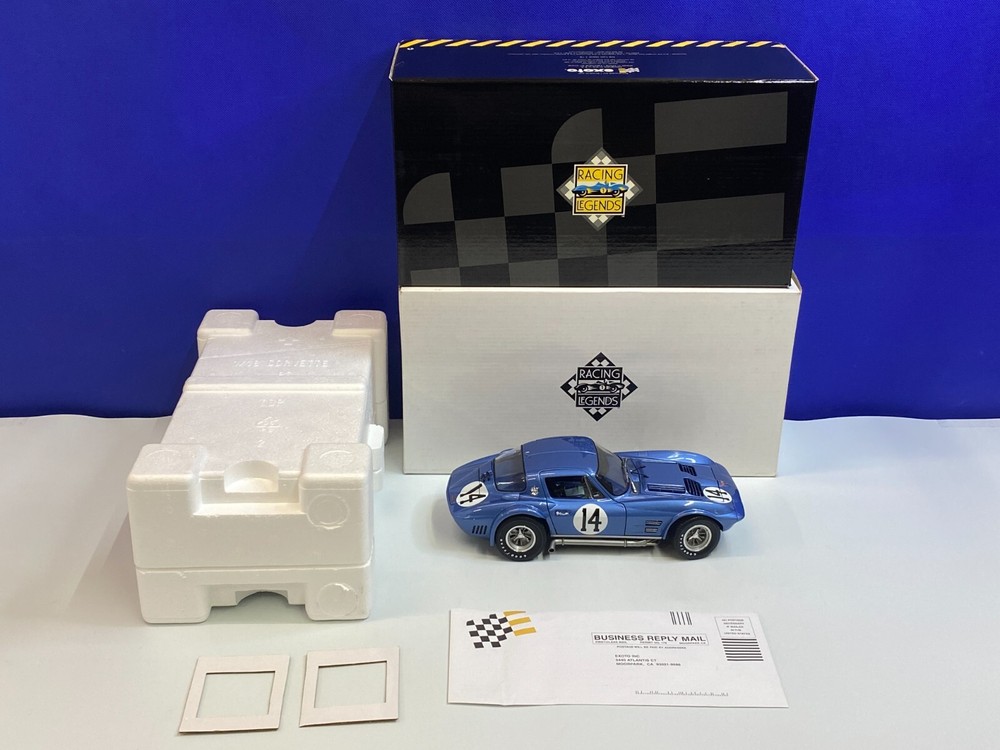 EXOTO 1/18 RACING LEGENDS 1964 GRAND SPORT COUPE CORVETTE #14 YENKO