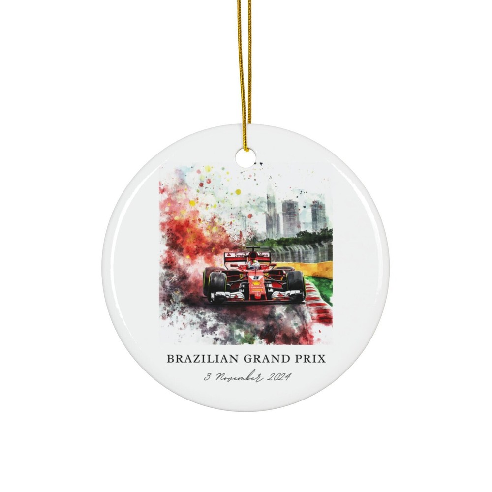 Brazilian F1 Ornament Unique Brazilian F1 Souvenir Sao Paulo F1 Xmas Decor And