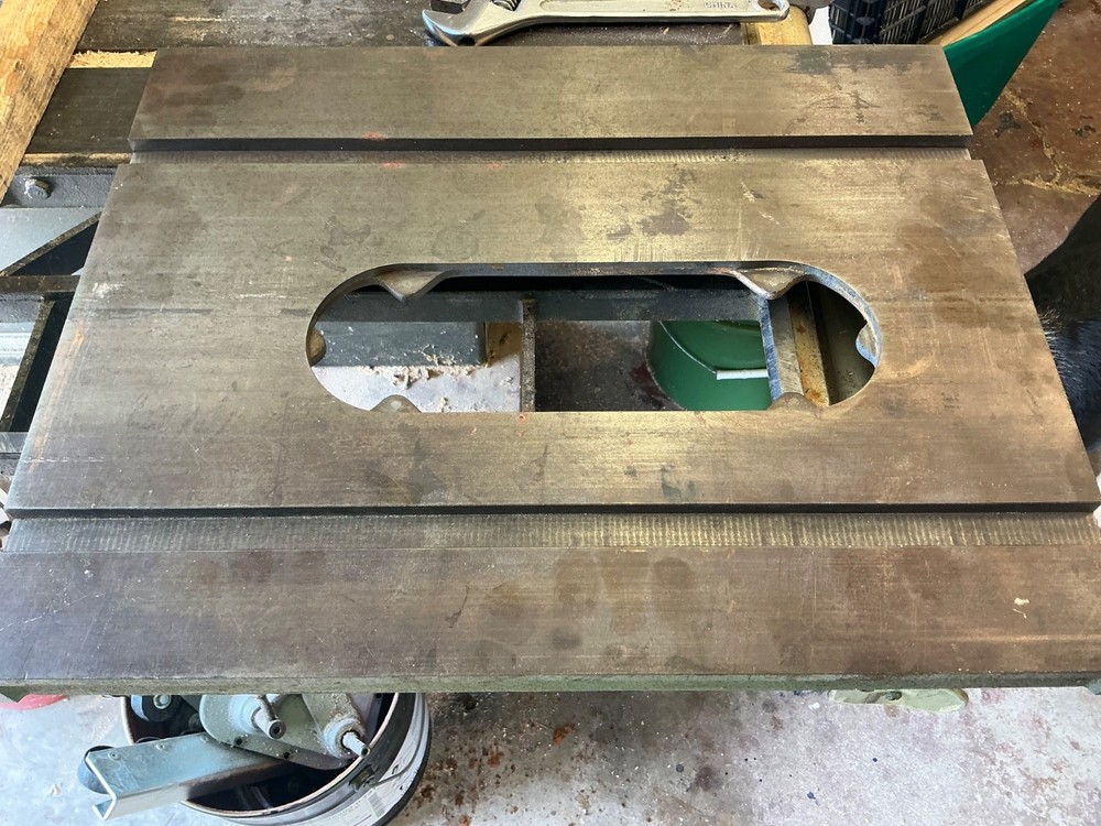 Vintage Delta Homecraft Cast Iron Table Saw Table Top SS#52-3477