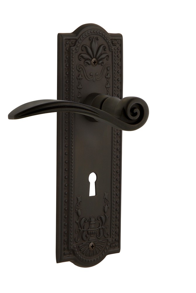 Nostalgic Warehouse MEASWN_PRV_238_KH Swan Privacy Door Lever Set