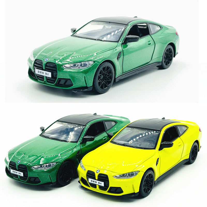 1/32 Scale BMW M4 (G82) Model Car Diecast Vehicle Toys for Kids Gift Collection