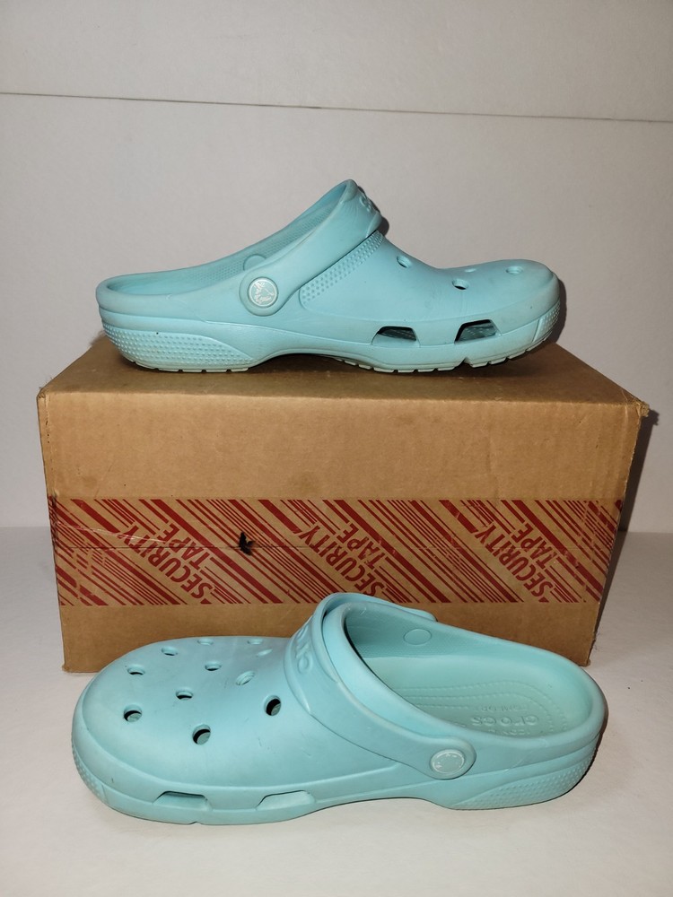 CROCS SLIP ON CLOG BLUE MEN SIZE 7 WOMEN SIZE 9 PRE-OWNED