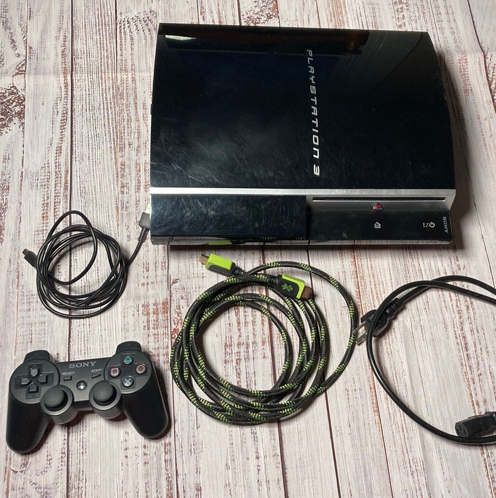 Sony CECHG01 PlayStation 3 PS3 250GB Video Game System Fat Console - Tested