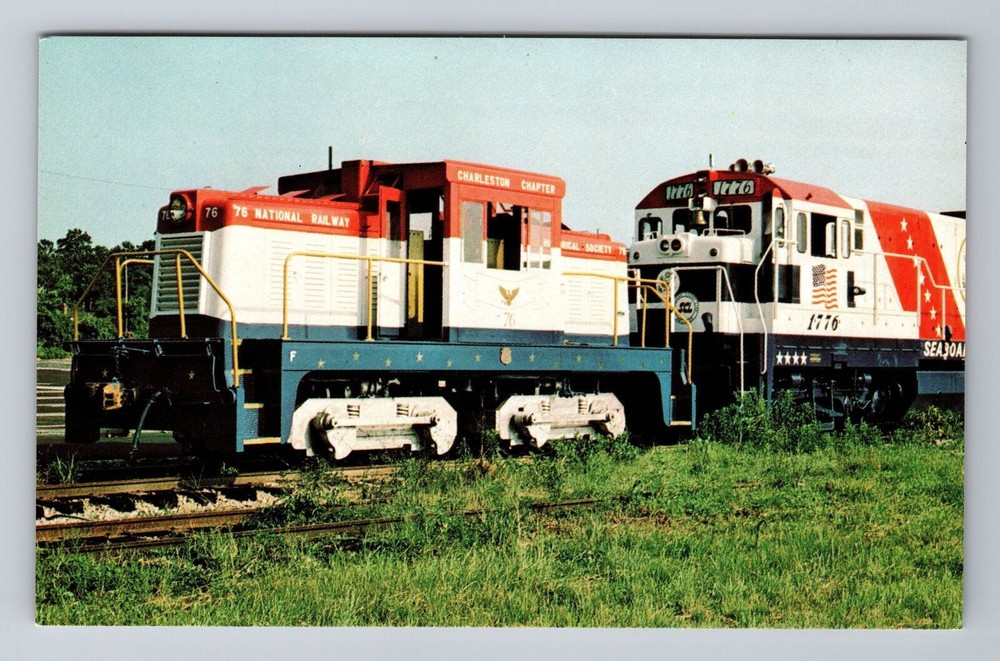 Number 1776, Train, Transportation, Vintage Postcard