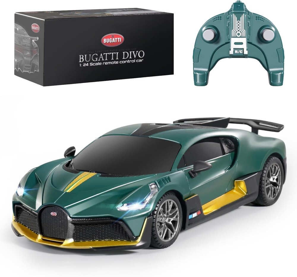 1/24 Scale Fast RC Bugatti Chiron Race Car with 3.7V Remote Control