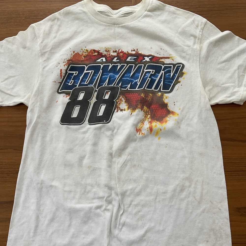 White Alex Bowman 88 Tshirt Unisex Medium