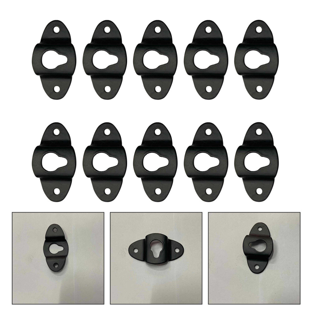 10PCS Speaker Wall Hanger Hanger Plate Surround Speaker Surround Sound Box Hook