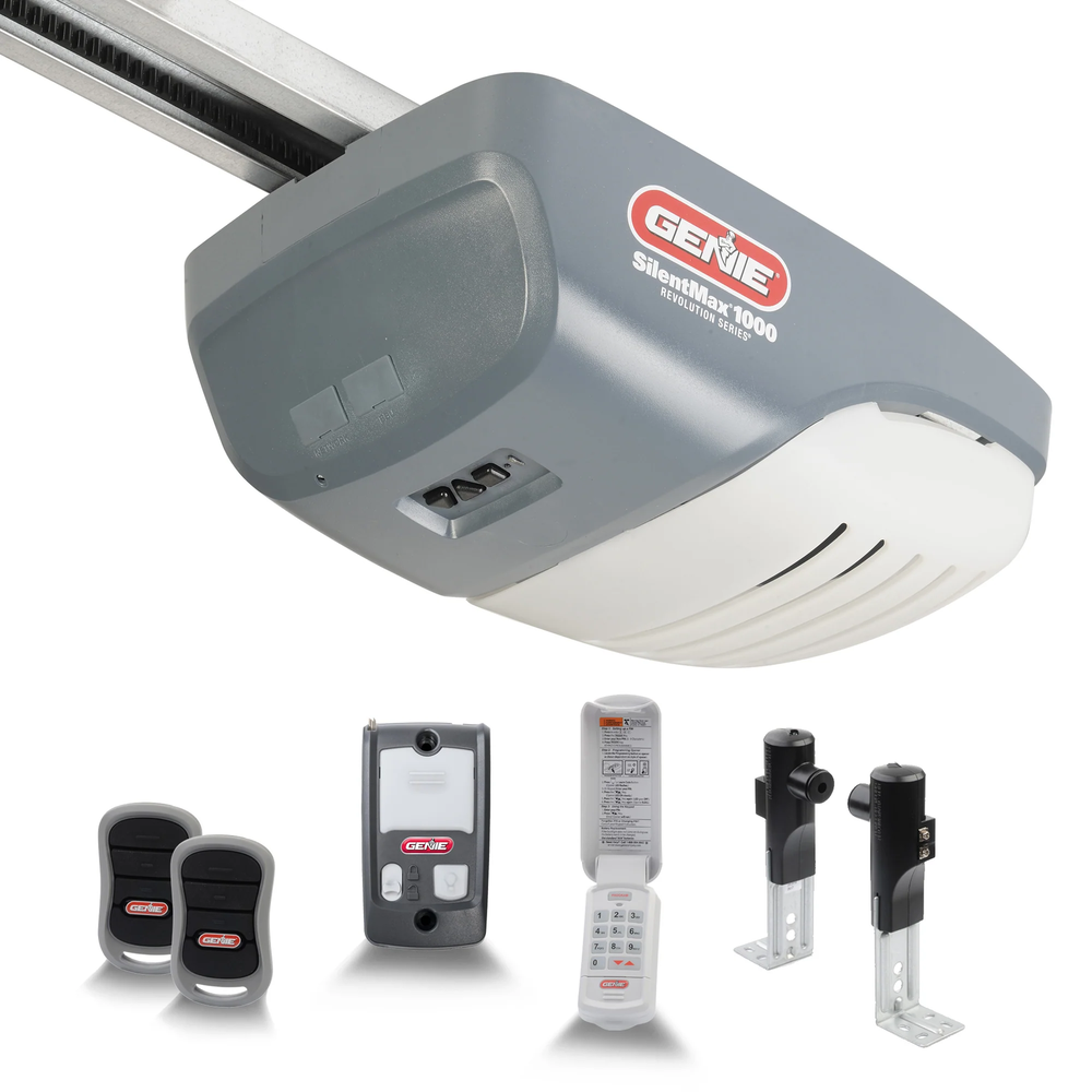 Genie SilentMax® 1000 Garage Door Opener Ultra Quiet Belt Drive ¾ HPc Model 3042