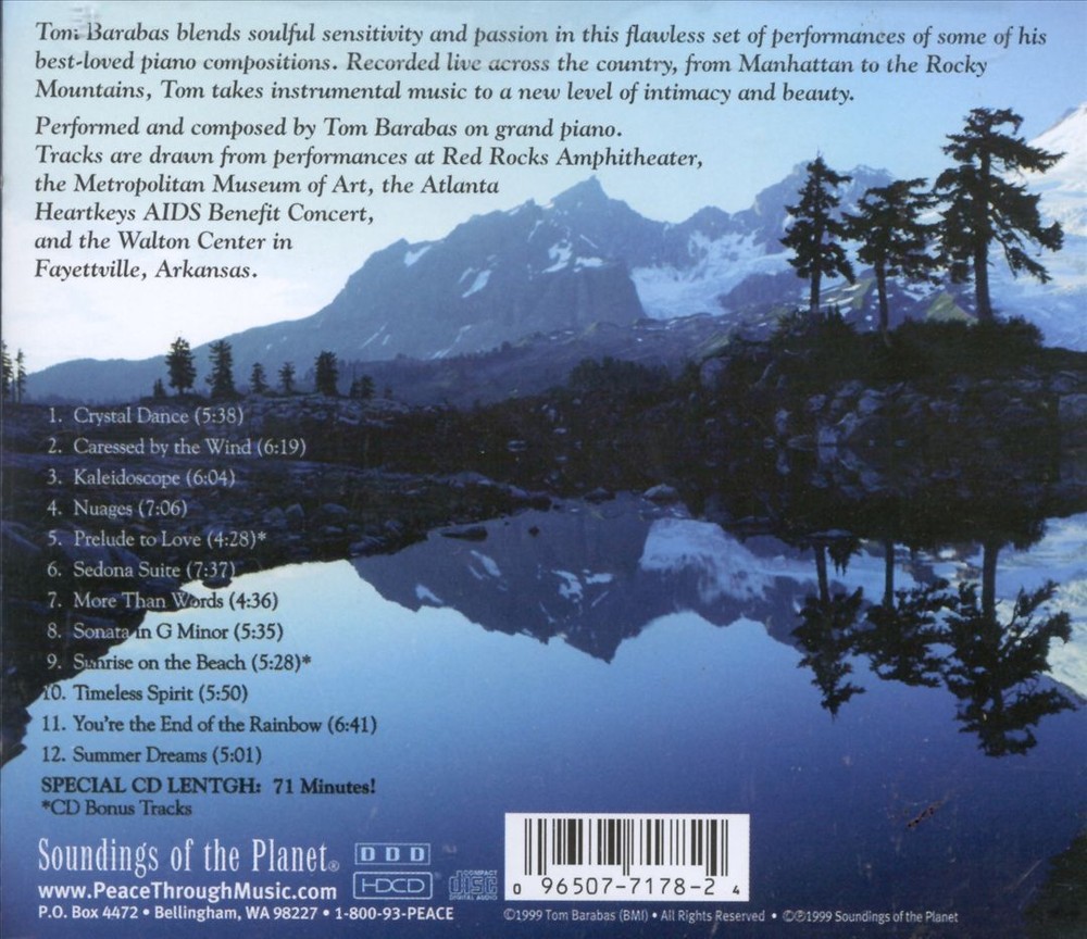 TOM BARABAS LIVE NEW CD