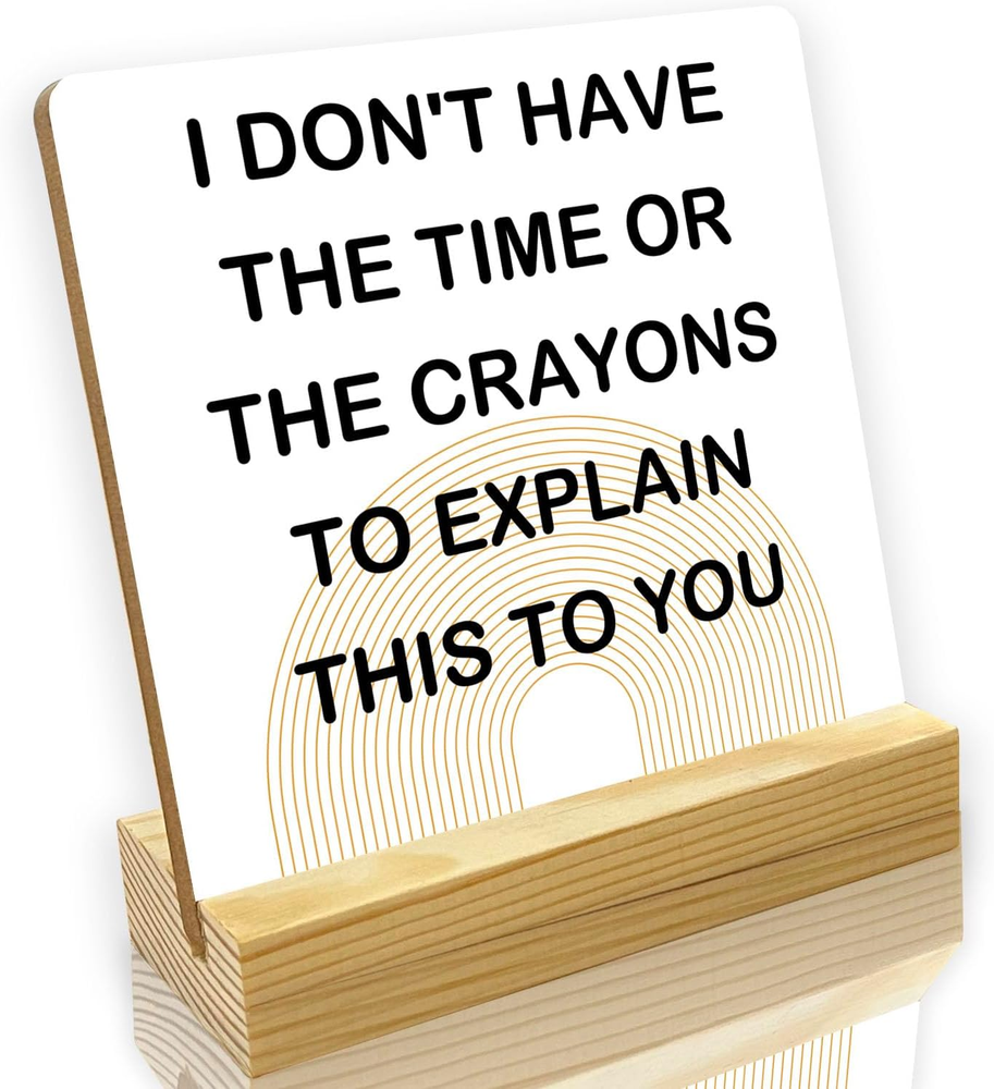 Humor Office Decor - Desk Decor for Office Cubicle - Coworker Gifts Office Decor