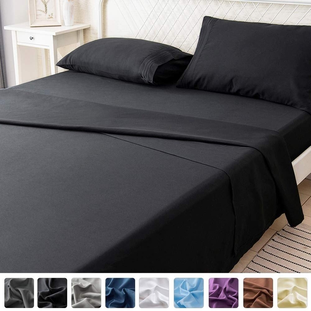 Bed Sheets Set-Super Soft Brushed Microfiber 1800 Thread