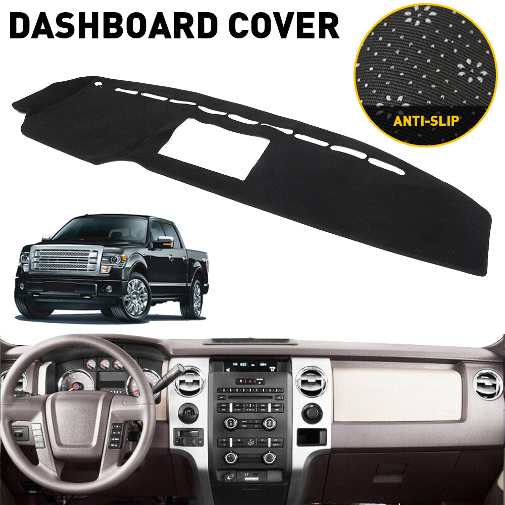 Dashboard Cover Dashmat Dash Anti-Sun Mat Pad Cover For Ford F150 2009-2014 2013