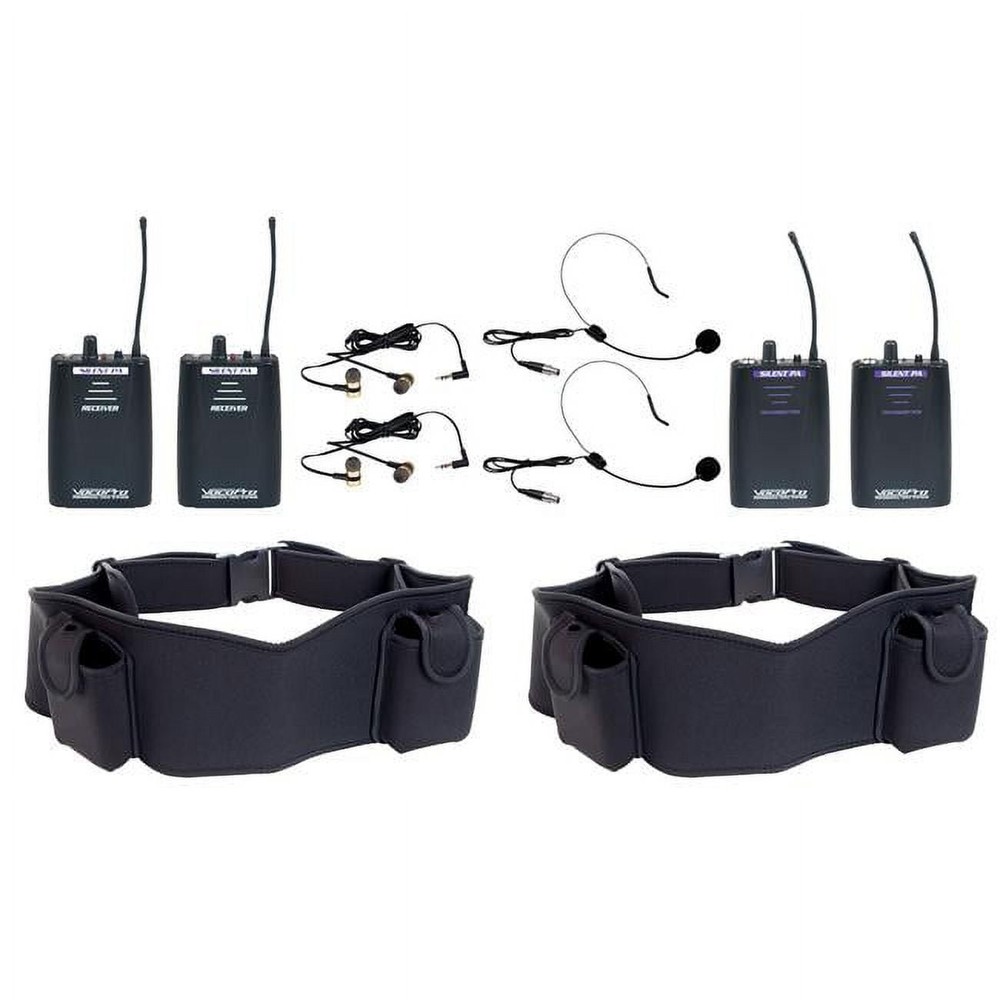 VocoPro CHAT Full-Duplex 2-Person Wireless Intercom System 902-927.2mHz