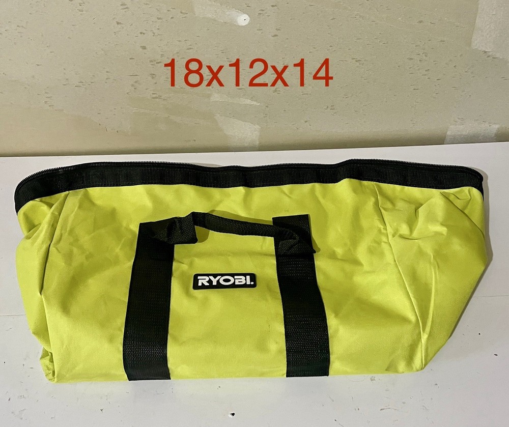 RYOBI Large Power Tool Bag 18x12x14 Used Durable Storage for Tools