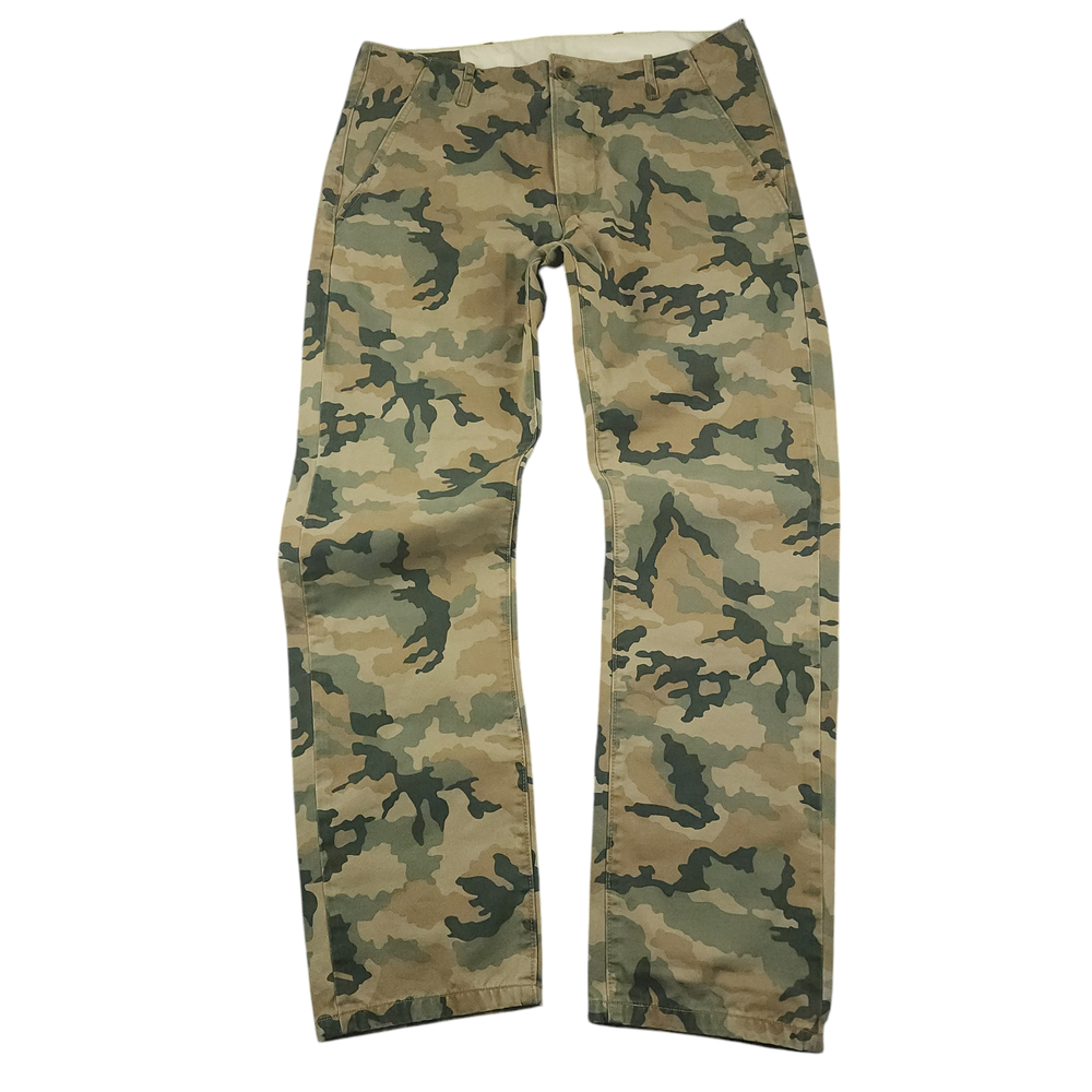 Levis Chino Pants 32x30 Mens Gridley Camo Baggy Y2K Tapered Combat Cyber Grunge