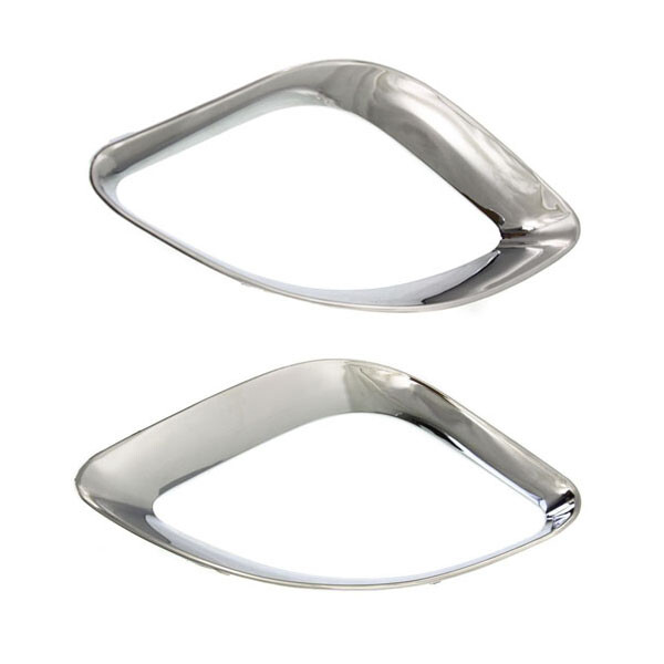 For 12-13 GR Cherokee Front Lower Bumper Grille Trim Molding Left Right SET PAIR