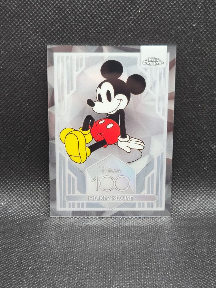 2023 Topps Chrome Disney 100 Mickey Mouse Base #1