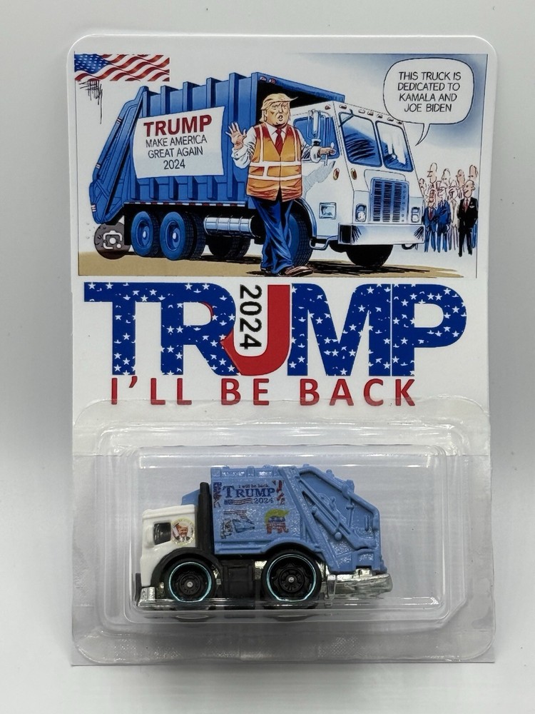 Custom Trump “Make America Great Again” Hot Wheels ‘19 Garbage Truck
