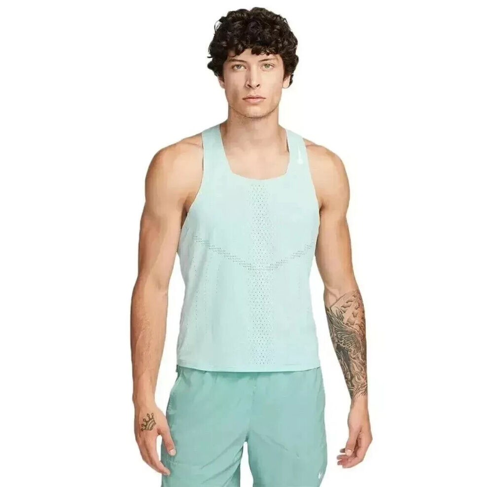 Nike Dri-FIT ADV AeroSwift Race Running Singlet Blue DM4624-346 Size S-XL