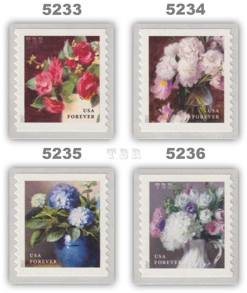 5233 5234 5235 5236 Flowers From The Garden Forever Set 4 Coil Singles - Buy Now-image