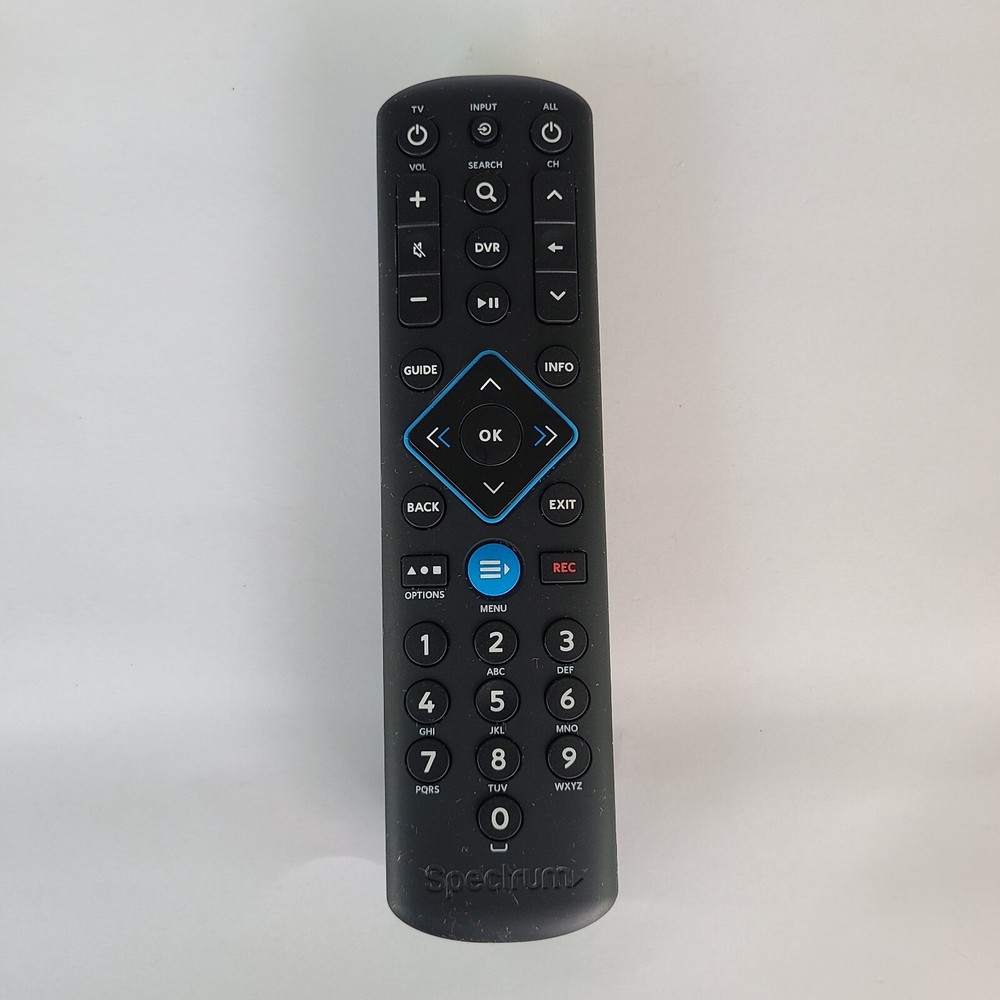 Spectrum Charter TV Cable Box Remote URC-1160BC1-01-01-R MG3-1160 P194405 Tested & Working