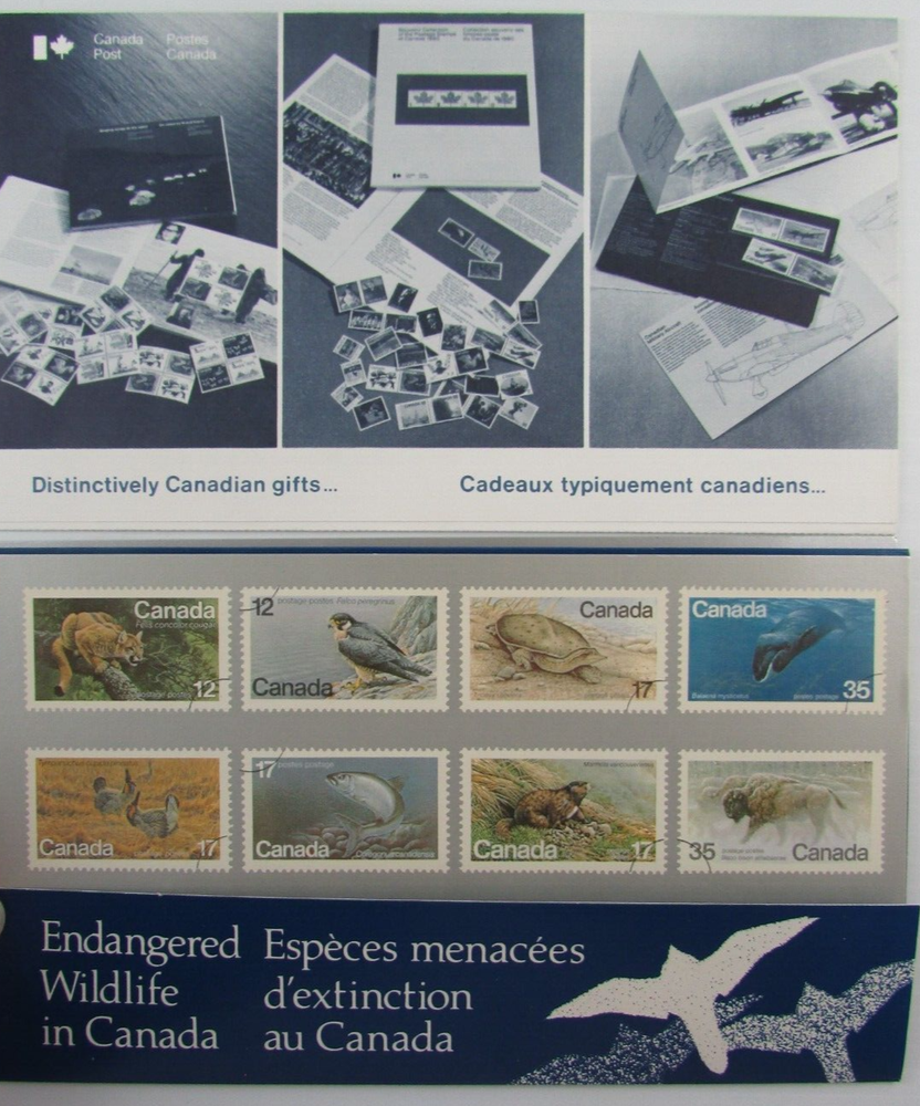 1981 Canada ENDANGERED WILDLIFE IN CANADA MNH Set of 4 stamps Thematic #17