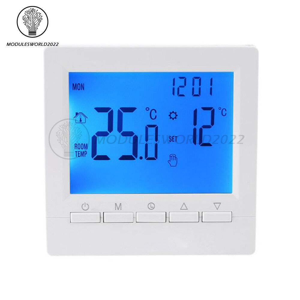 Week Programmable Digital Thermostat for Wall Furnace Temperature Controller