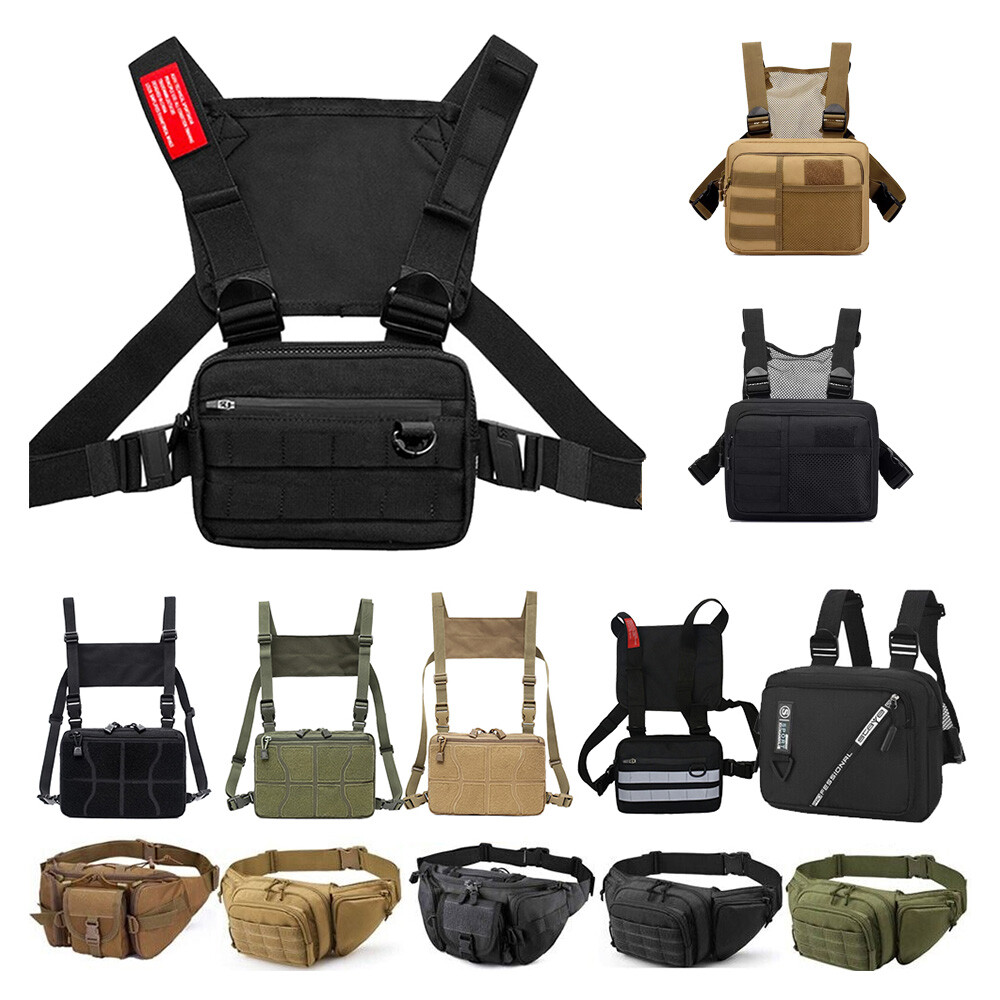 Tactical Concealed Carry Fanny Pack Holster for Pistol Waist Pouch