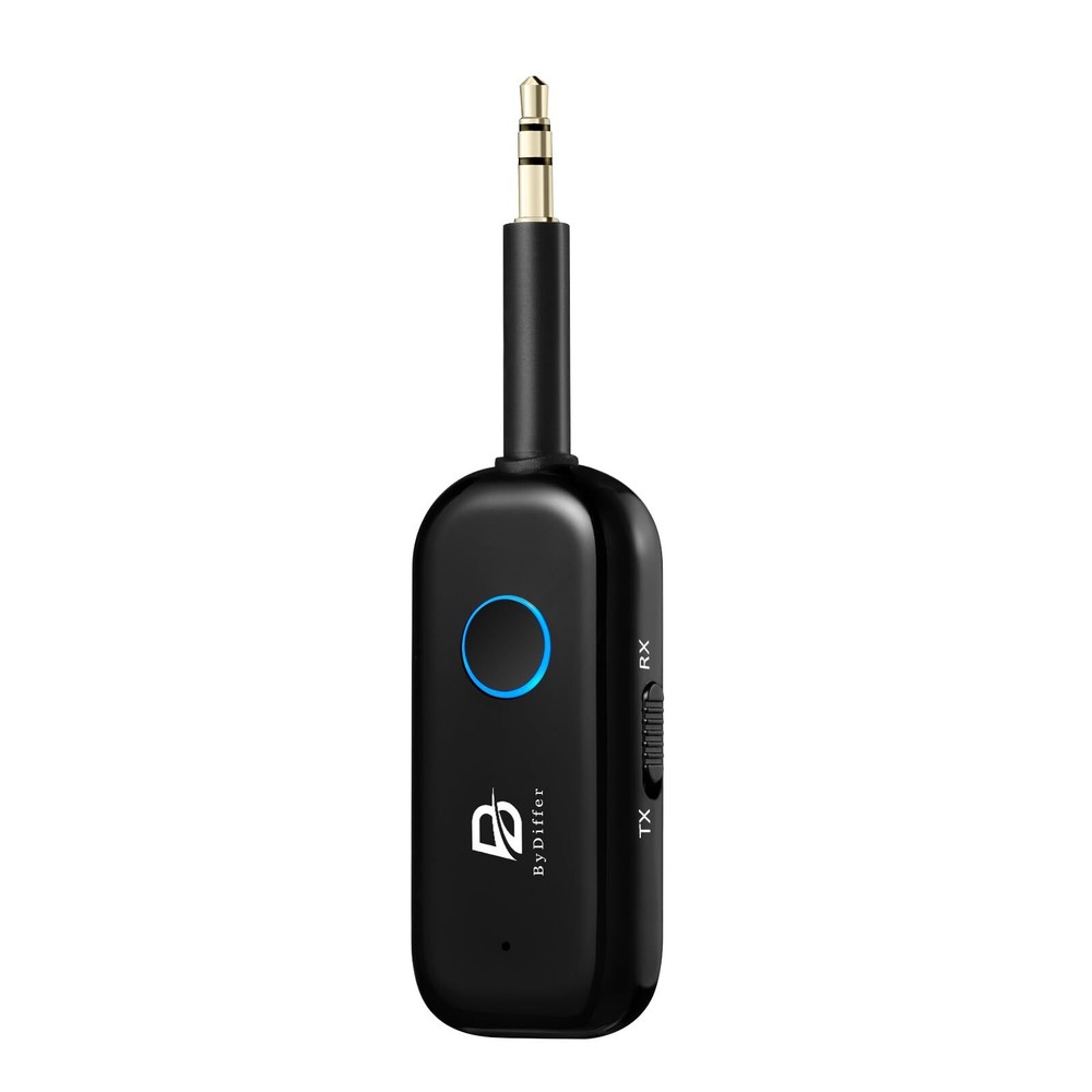 Bluetooth 5.2 Audio Transmitter Receiver for TV to 2 Headphones, Wireless Dua...