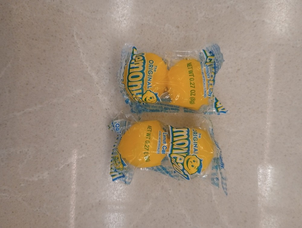 EXTREMELY RARE DOUBLE PACKAGE/FACTORY ERROR TWO LEMONHEADS IN ONE PACK! (SEALED)