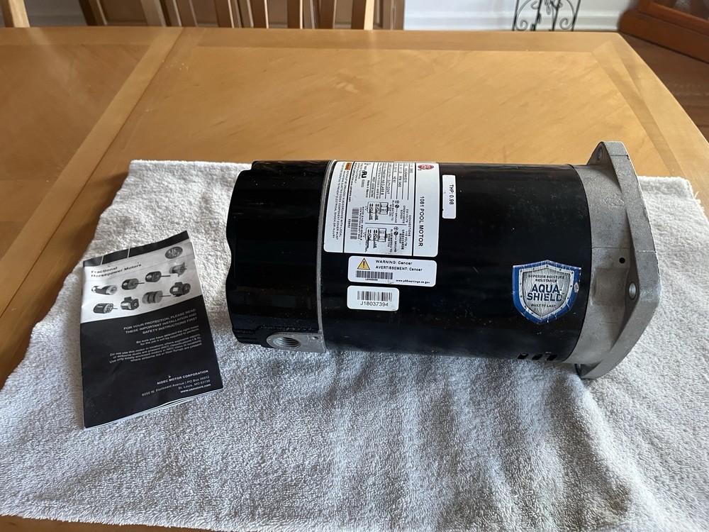 US Motors 1081 3/4HP Pool Pump Motor New In Box Unused
