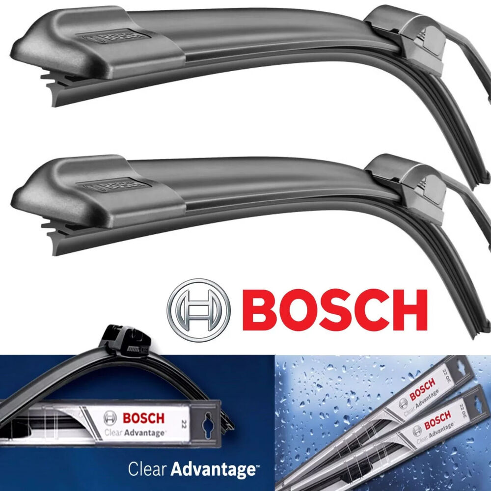 Set of 2 BOSCH Clear Advantage Wiper Blade  Front Left+Right 26