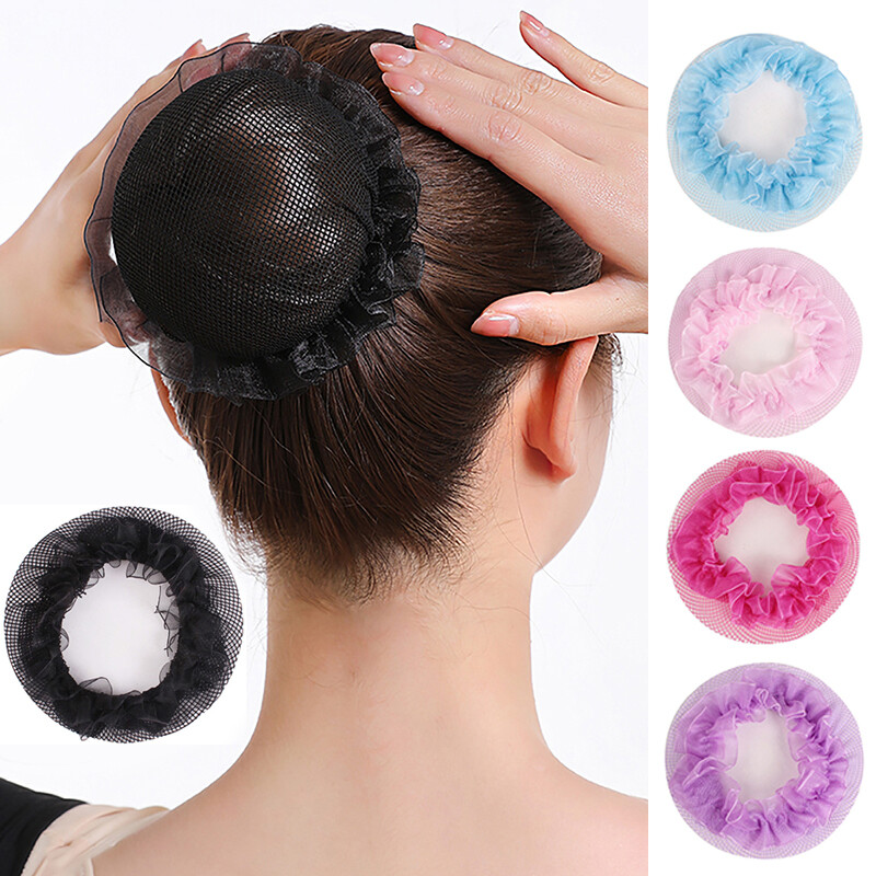 Ballet Hair Accessories Dance Skating Crochet Hair Net Bun Cover Snood NET Ⓗ