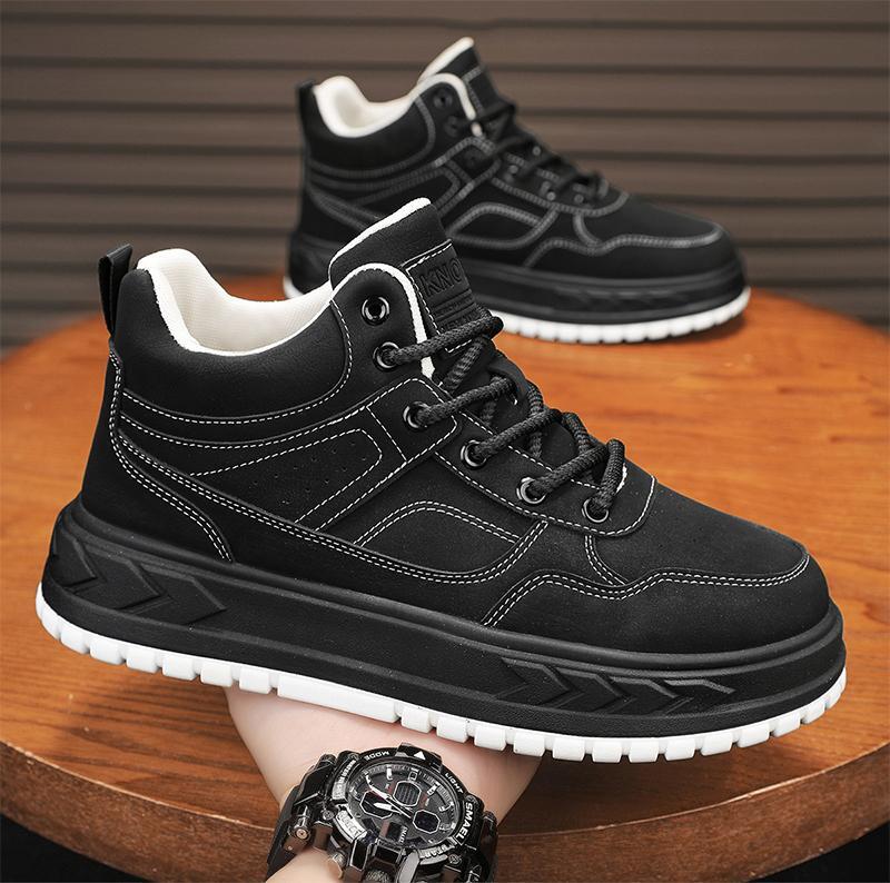 Men's Spring Autumn Casual Outdoor Fashion Comfort Thick Sole Solid Color Shoes