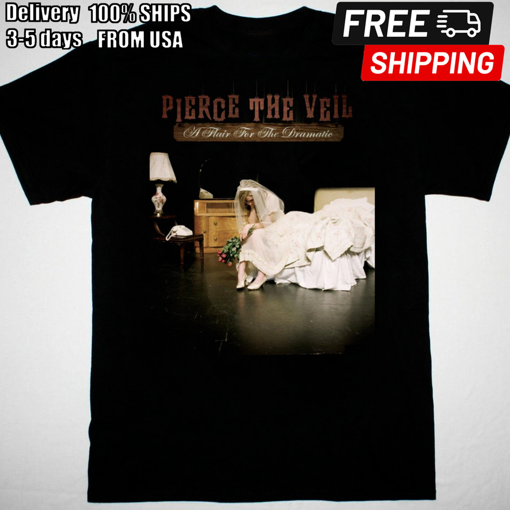 Pierce The Veil A Flair for the Dramatic T-shirt Black Cotton All Sizes N1582