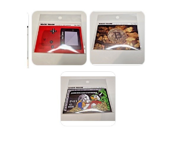 Bitcoin Scrooge McDuck Game Boy Credit Card Skin Sticker Decal-image