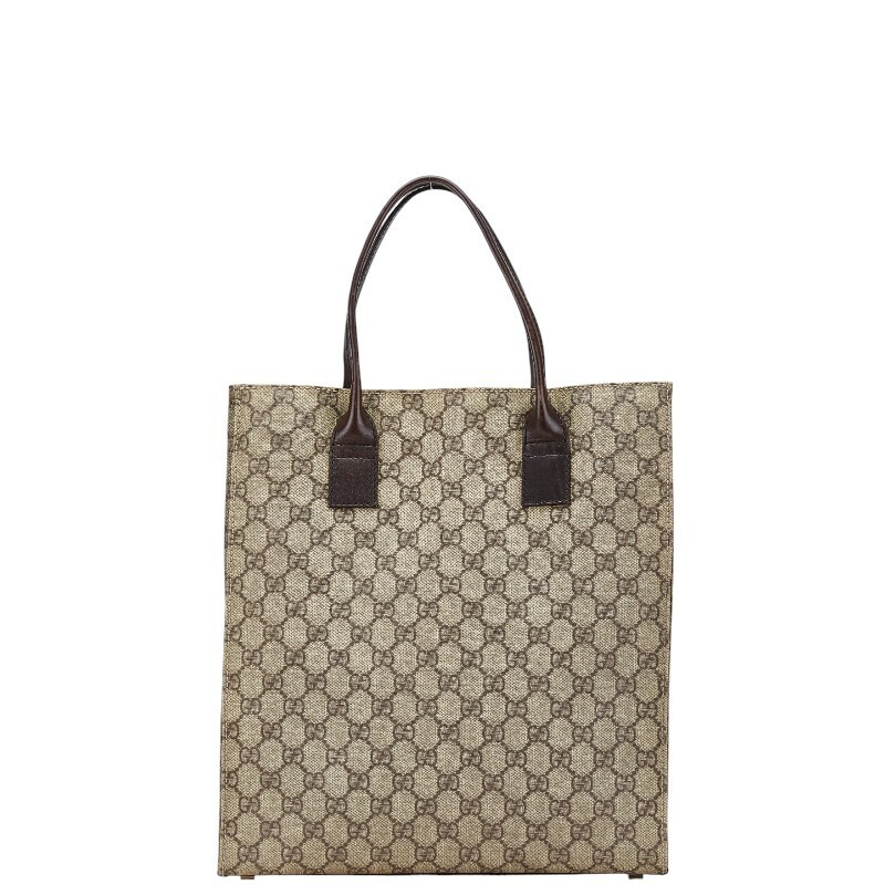 GUCCI GG Supreme PVC Leather Tote Handbag 91249 450112