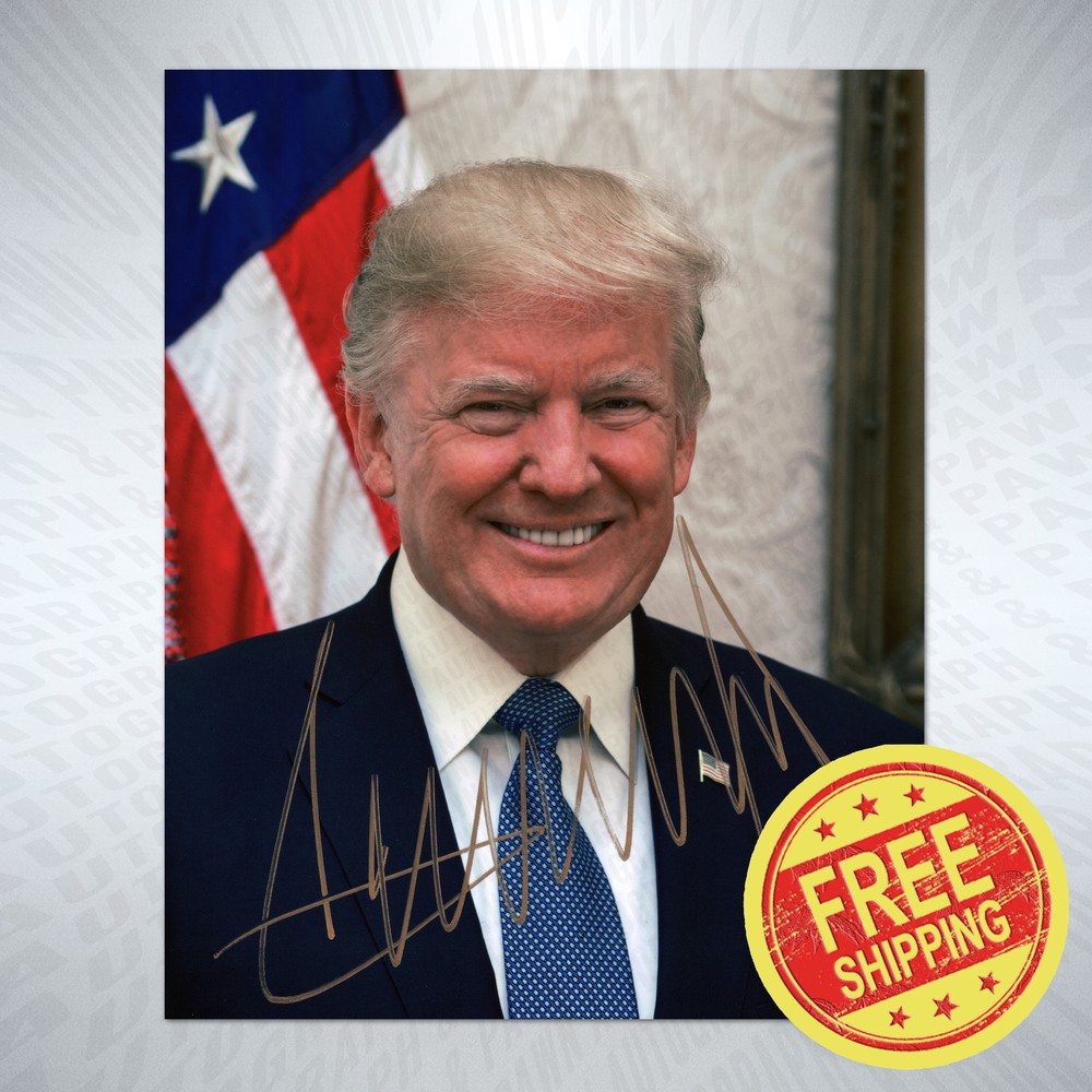 Donald Trump Signed 8x10 Autograph Reprint Poster - Limited Stock Available-image