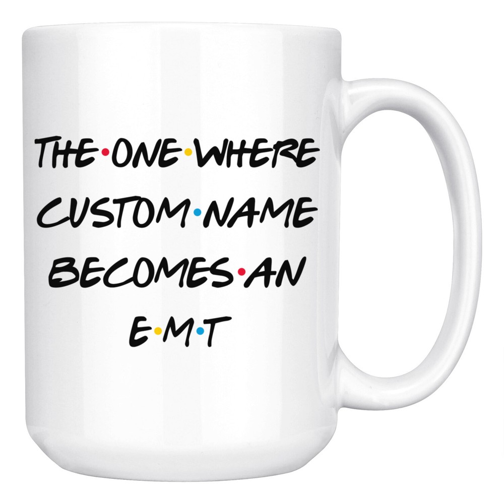 Personalized Emergency Medical Technician Promotion Mug, EMT Graduation Gift