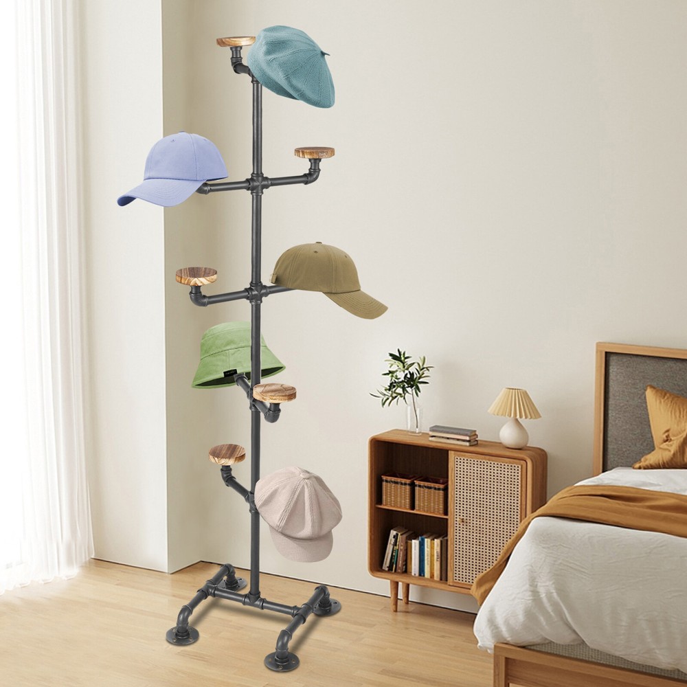 5-Tier Entryway Coat & Hat Rack Stand with 10 Hangers