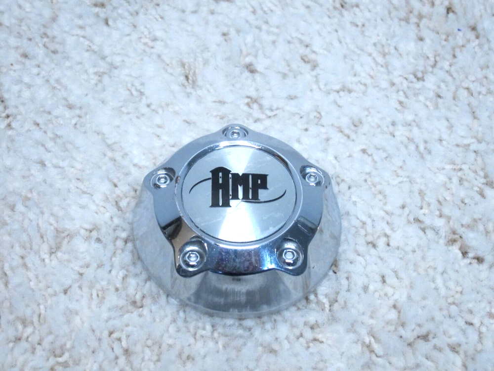 AMP  F202-17 CUSTOM ALLOY WHEEL SNAP ON CHROME CENTER CAP #2A-10