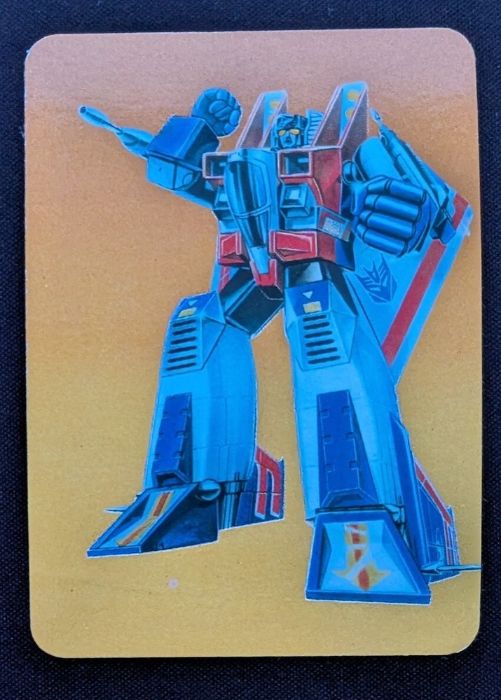 1985 HASBRO TRANSFORMERS SERIES 1 #98 STARSCREAM *ROOKIE* MINT+ *$1 AUCTION*