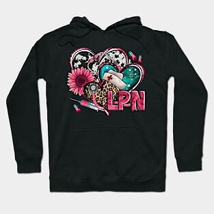 LPN Nurse Made in USA Hoodie S to 3XL