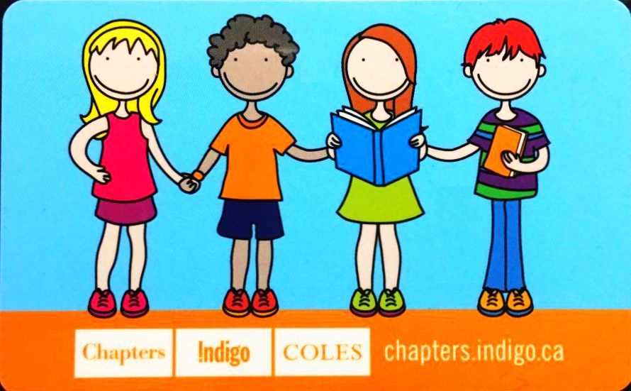 Chapters Indigo Coles Children Off Internet Reading Books Collectible Gift Card