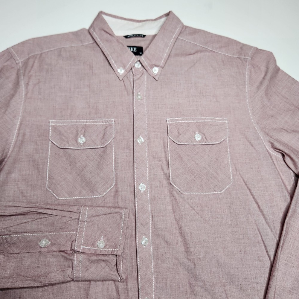 Buckle BKE Athletic Fit Long Sleeve Button Down Mens M Western Cowboy Preppy